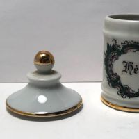 Limoge Porcelain Small Heroine Apothjecary Jar 6.jpg