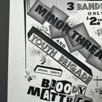 Minor Threat Youth Brigade (DC Youth Brigade) and Bloody Mattresses Tues Aug 4th 3 (in lightbox)