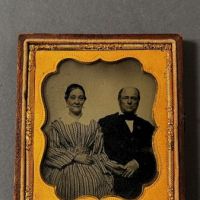 Old Couple Holding Hands Ambrotype 1 (in lightbox)