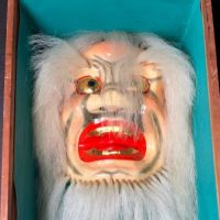 Oni Mask with Real  White Hair for a Theatre or Parade 6.jpg