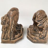 Pair of Rookwood Bookends of Ravens Model 2275 and Dated 1923 13.jpg