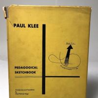 Paul Klee Pedagogical Sketchbook 1953 Faber and Faber Hardback with Dj 1 (in lightbox)