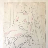 Pericle Fazzini Signed and Numbered Color Lithograph Titled Nudo Edition of 100 10.jpg