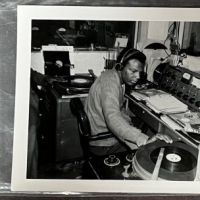 Rare Photo of WSID African American DJ Spinning Records Baltimore Station Circa 1950 1 (in lightbox)
