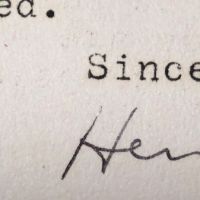Signed Typed Letter by Henry Miller 6 (in lightbox)