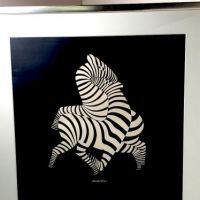 vasarely zebra litho 5 (in lightbox)