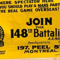 Why Don't They Come? Join 148th Battalion Montreal Poster WWI 14.jpg