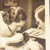 Young Woman Student Doing a Dissection Operation Snapshot 2.jpg