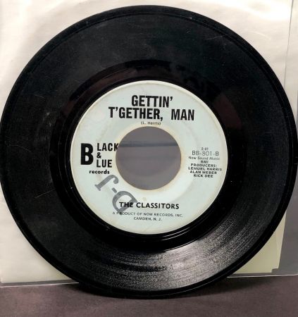 Tyrone and The Classitors Soul Street Stomp : Gettin' T'gether, Man on Black & Blue Records 7.jpg