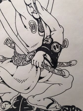 Ed Badajos Original Pen and Ink Samurai 5.jpg