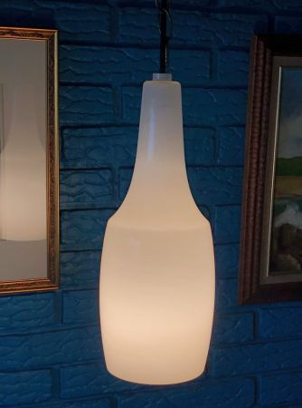 Hanging Lamp Attributed to Hans-Agne Jakobsson White Pendant 7.jpg