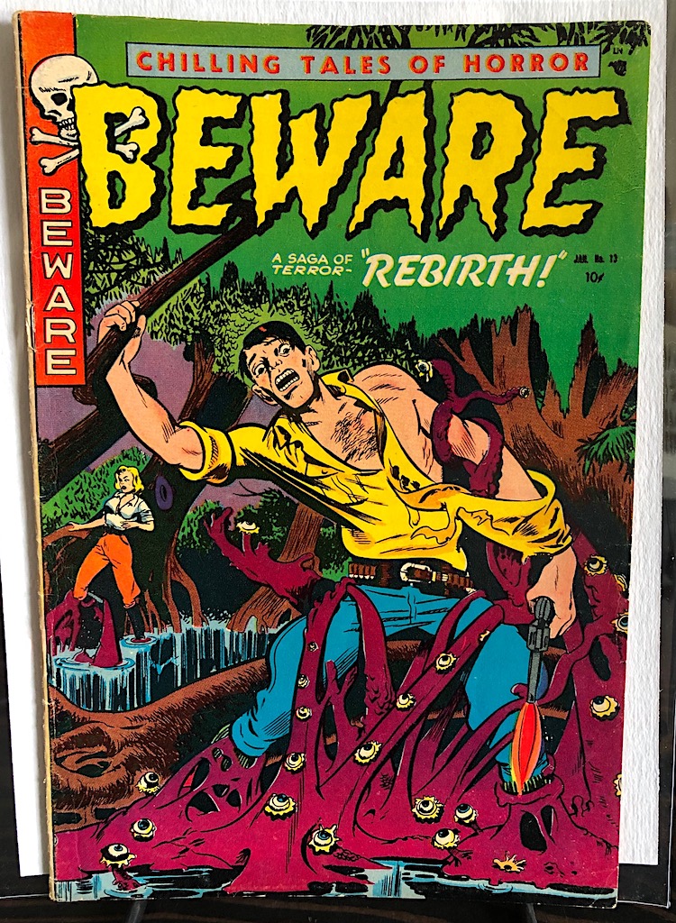 Beware No 13 (Actually #1 but cover says #13) January 1953 Published by Trojan Merit Magazines 1.jpg