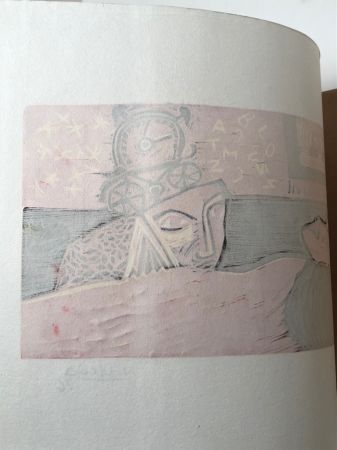 Naul Ojeda woodcut signed and numbered The Lovers 1976 11.jpg