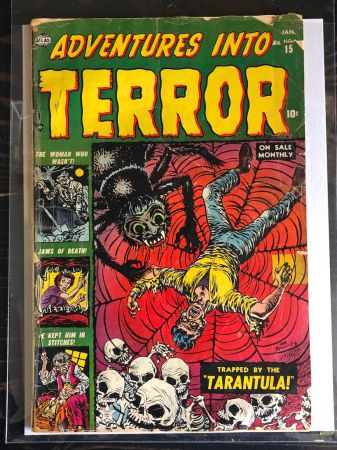 Pre Code Horror Comic Adventures into Terror No 15 January 1953 Pub by Atlas Marvel 1.jpg