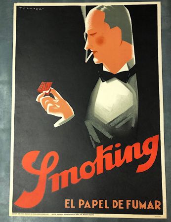Smoking El Papel de Fumar Signed in Plate Fabraga 18.jpg