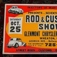 1975 Rod & Custom Car Show Poster Printed by Globe 8 (in lightbox)