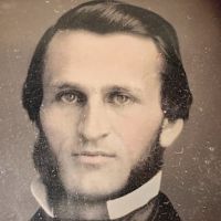 Daguerreotype of man with large square bowtie  stamped Pollack Balto 7.jpg