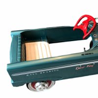 Fully Restored Murray Pedal Car Sports Furry with Ball Bearings 1960s 17.PNG