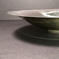 Hand Signed Georg Jensen Silver Hammered Center Bowl Circa 1920 1.jpg