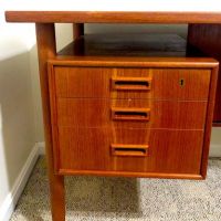 Mid-Century Modern Danish Teak Arne Vodder Style Floating Top Desk 9.jpg