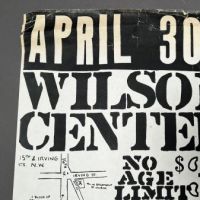 Minor Threat Void Faith Artificial Peace Iron Cross and Double O April 30th at Wilson Center 8 1:2 x 14 inches 4.jpg