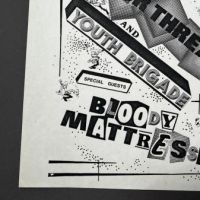 Minor Threat Youth Brigade (DC Youth Brigade) and Bloody Mattresses Tues Aug 4th 4 (in lightbox)