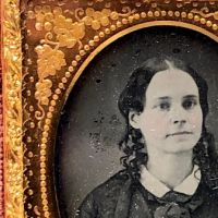 Ninth Plate  Daguerreotype in Case By Tyler and Co. Boston Woman Portrait in Ornate Mat 3.jpg