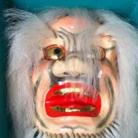 Oni Mask with Real  White Hair for a Theatre or Parade 7.jpg (in lightbox)
