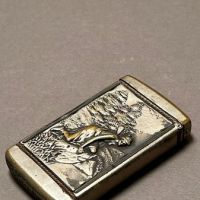  Paul Thumann Psyche at Nature's Mirror Match Safe Silver Plate 7.jpg