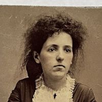 Tintype of Woman with Messy Hair Circa 1880's Possible Sick 2.jpg