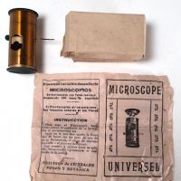 Universel Microscope c. 1900 Florascope Brass French Field Insect and Flower Microscope 2.jpg