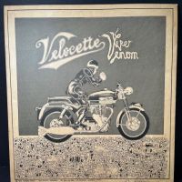 Velocette Viper Venom Motorcycle Poster 1969 Signed by Ed Badajos 1.jpg