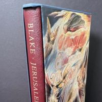 William Blake Jerusalem The Emanation of the Giant Albion Hardback with Slipcase Folio Society 3 (in lightbox)