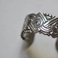 William Spratling .980 Silver Taxco Marked Large Heavy Cuff Circa 1930s 3.jpg