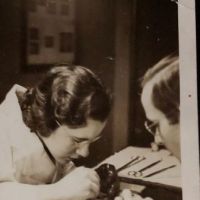 Young Woman Student Doing a Dissection Operation Snapshot 3.jpg