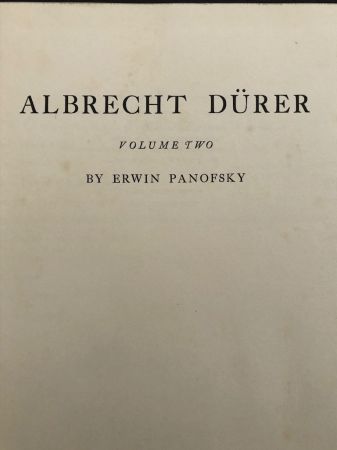 Two Volume set of Albrecht Durer Pub by Princeton University Press 1948 by Erwin Panofsky 19.jpg