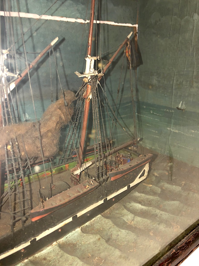 Merchant Ship Folk Art in Glass Box 16.jpg