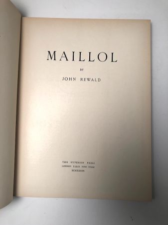 Maillol by John Rewald 1st ed Harback with Dustjacket Pub by Hyperion Press 1939 13.jpg