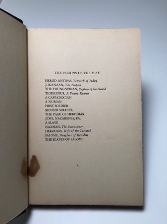 Salome by Oscar Wilde Illustrated by Aubrey Beardsley 1930 Hardback 12.jpg
