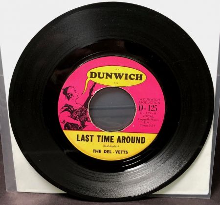 The Del-Vetts Last Time Around on Dunwich 1st press 1.jpg