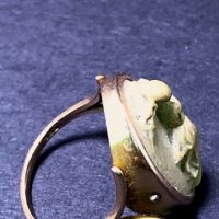 19th C. 585 Gold Ring with Grand Tour High Releif Cameo 3.jpg