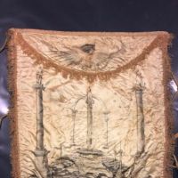 Antique Master Mason Masonic Silk Apron Circa 1810s 15.jpg (in lightbox)