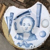 Circa 1700 English Glazed Earthenware Barber’s Bowl Bleeding Bowl 23.jpg