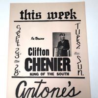 Clifton Chenier King of The South Poster Antone's Texas 1.jpg