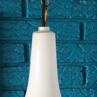 Hanging Lamp Attributed to Hans-Agne Jakobsson White Pendant 8.jpg