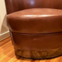 Karl Springer Brown Leather Chairs 15.jpg