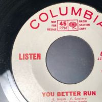 Listen You Better Run on Columbia White Label Promo 4.jpg