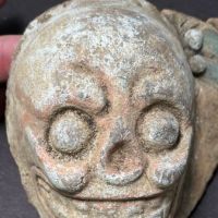 Maya Pottery Skull Shard with Ghoulish Expression 10.jpg