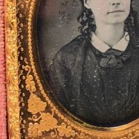 Ninth Plate  Daguerreotype in Case By Tyler and Co. Boston Woman Portrait in Ornate Mat 4.jpg