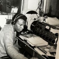 Rare Photo of WSID African American DJ Spinning Records Baltimore Station Circa 1950 3.jpg